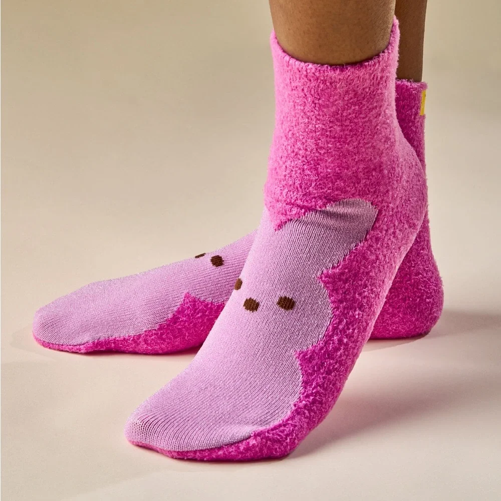 NWT Bath and Body Works Peeps Shea-Infused Lounge Socks